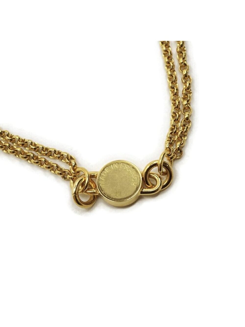 Hermes Pendant Charniere PM Necklace 40 Black Gold - Picture 4 of 8